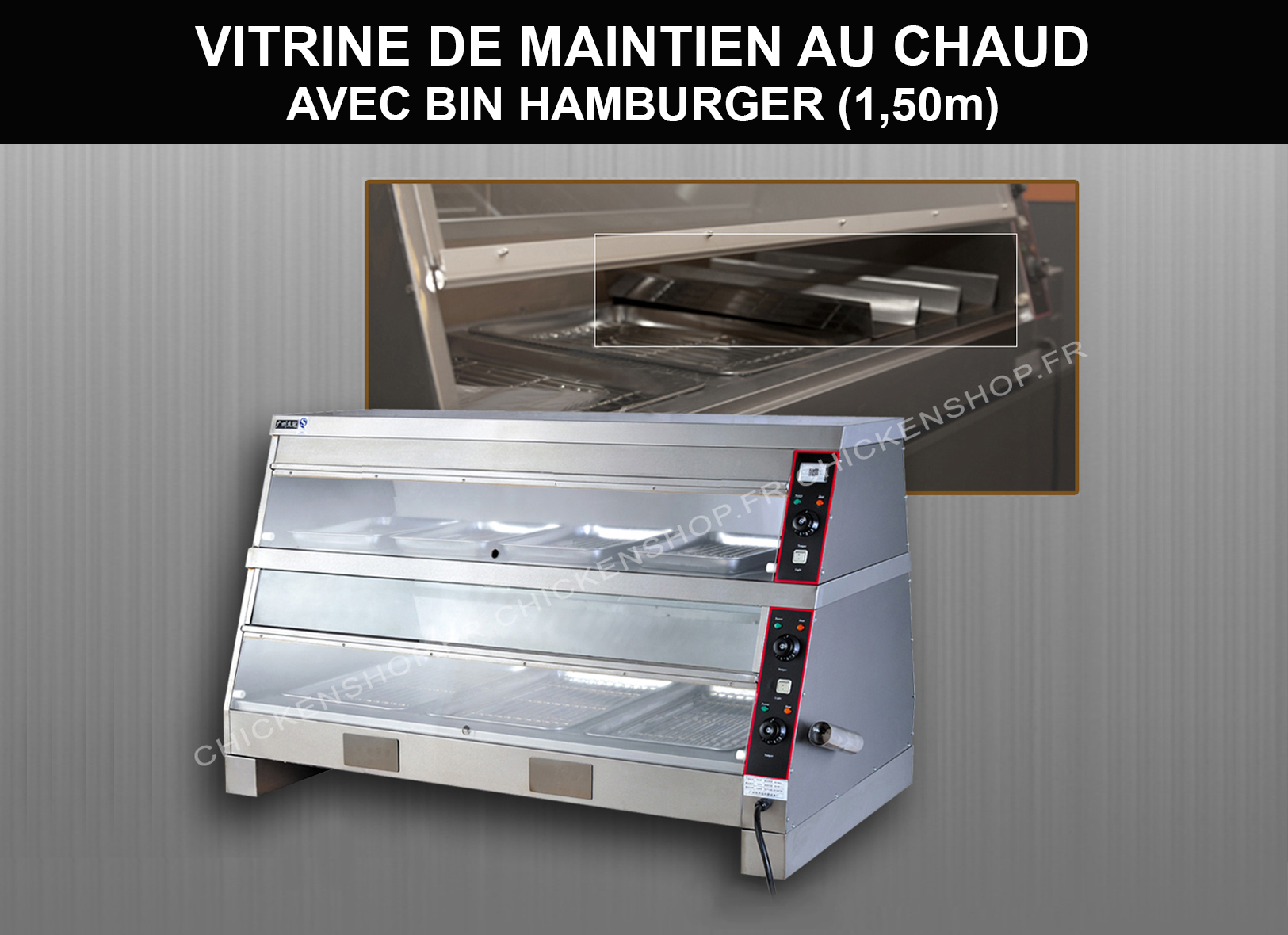 Vitrina de mantenimiento en caliente