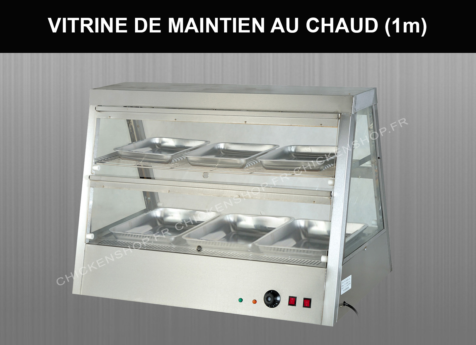 VITRINA DE MANTENIMIENTO EN CALIENTE 1M00