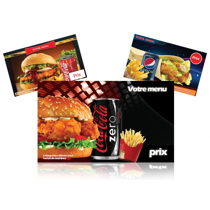 6 Plantillas de Menú Fast Food ¡GRATIS!