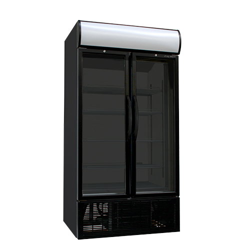 ARMARIO DE BEBIDAS 2 PUERTAS DE CRISTAL 881L